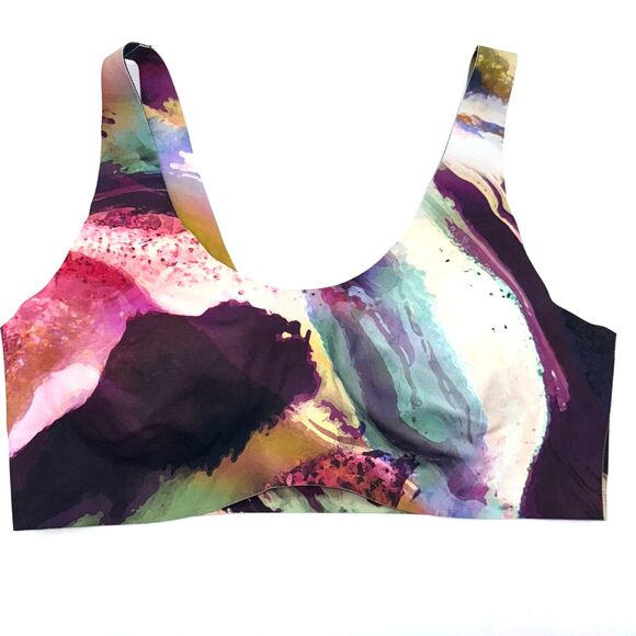 KNIX Catalyst Sports Bra - MultiColored Flow Motion L - Picture 2 of 4